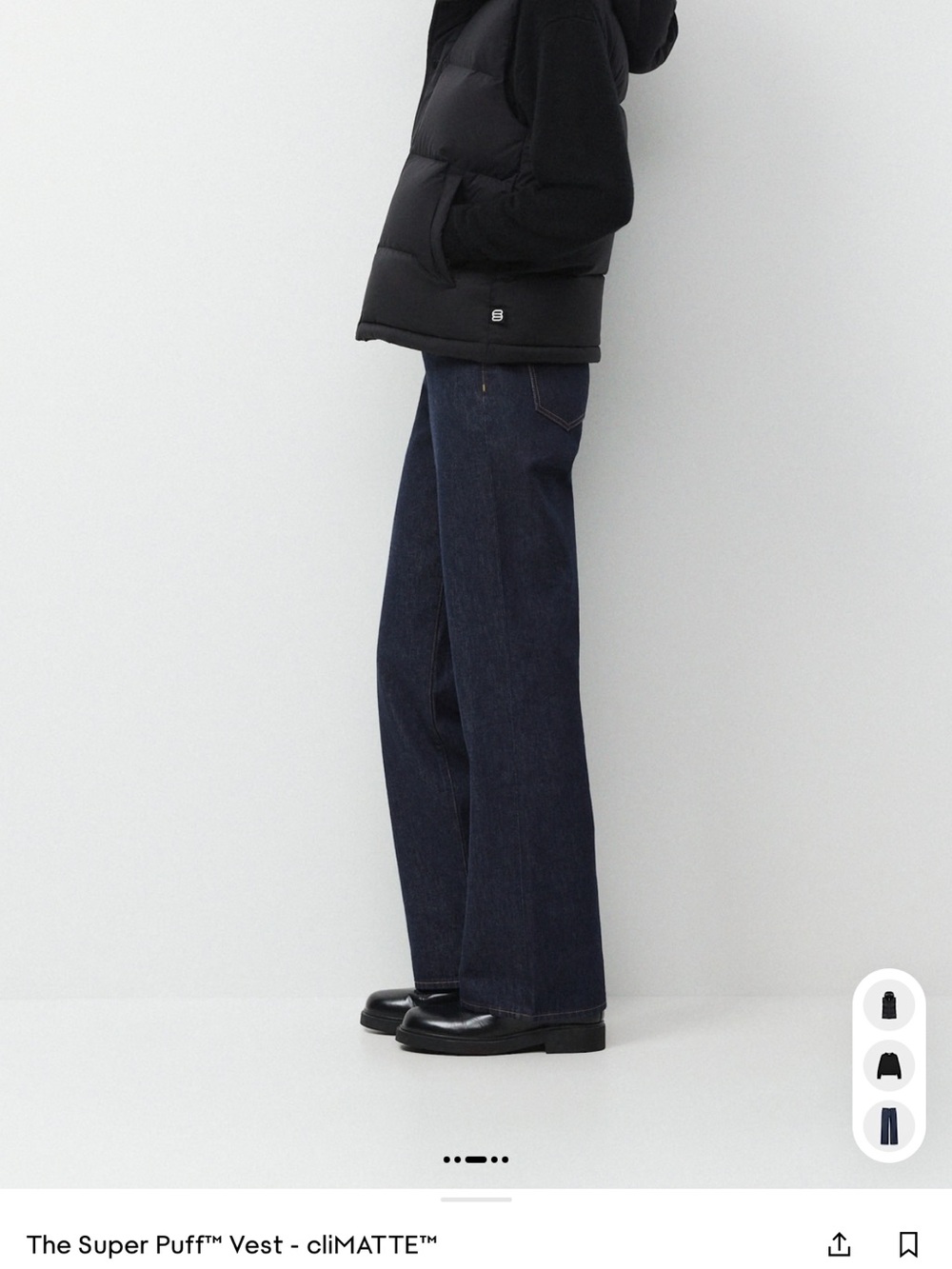 Aritzia Super Puff Vest in Black